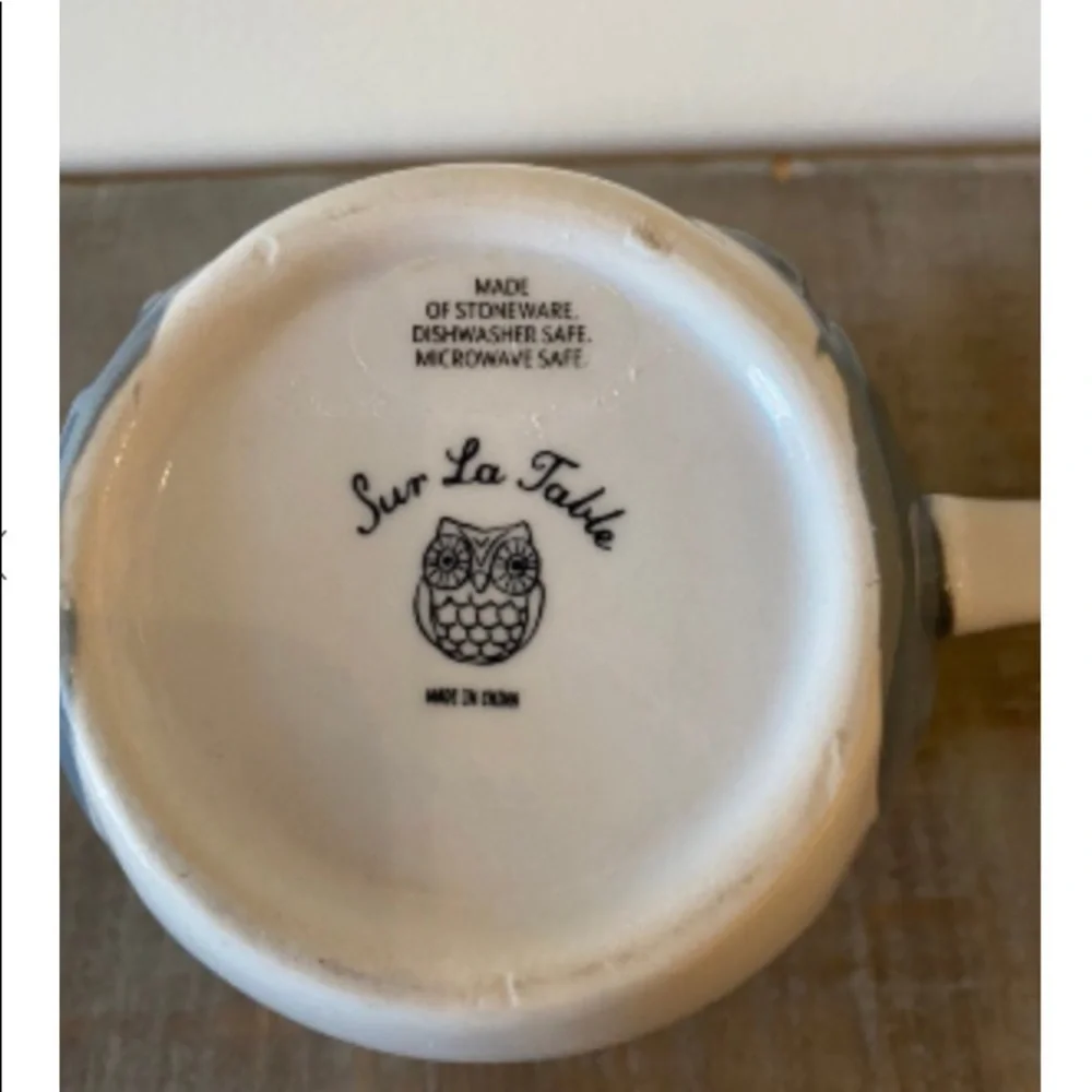 SUR la table owl mug. Adorable woodland creature